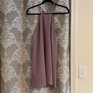 TOBI Lilac Backless Shift Dress